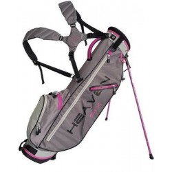 Big Max - Heaven Six Stand Bag Charcoal/Silver/Fushia