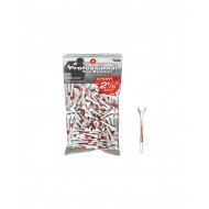 Pride Golf Tee - Tees Shortee 2 1/8" 53mm 120 unités Blanc et Rouge