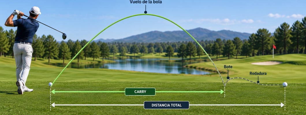 Distancias de los palos de golf: tabla completa por palo