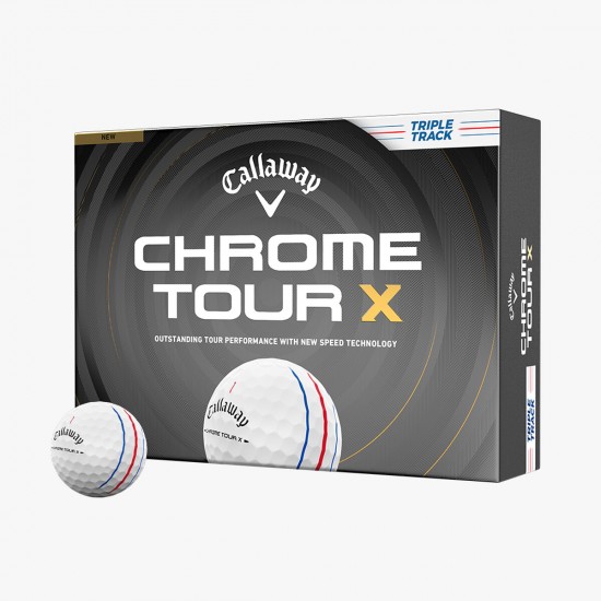 CALLAWAY - Chrome Tour X Triple Track 2026 *12 bolas