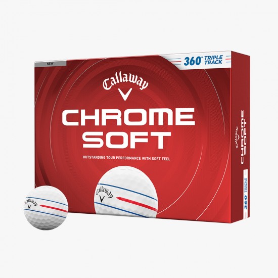 CALLAWAY - Chrome Soft 360 Triple Track 2026 *12 balles
