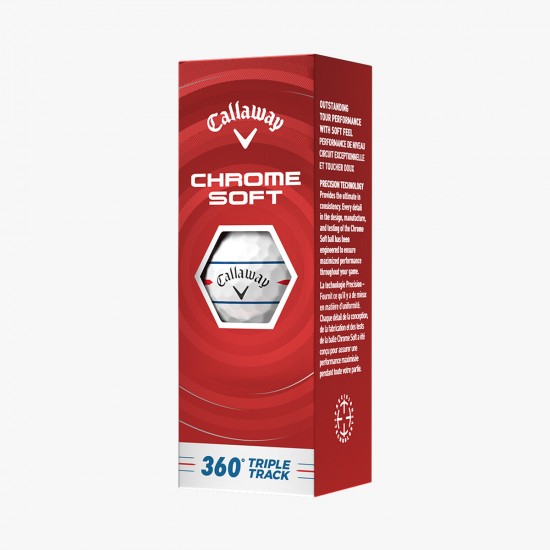 CALLAWAY - Chrome Soft 360 Triple Track 2026 *12 balles