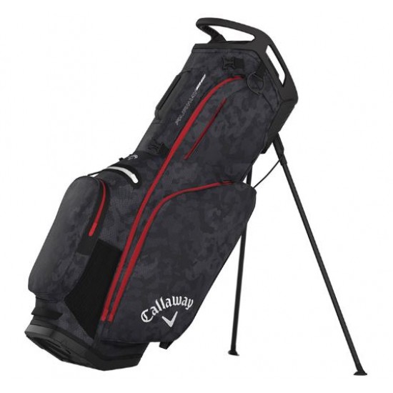 Callaway - Fairway 14 Hyper Dry Golf Stand Bag (Graphite/Desert Camo/Red) 