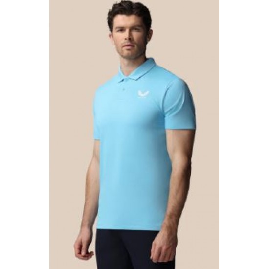 CASTORE - Men’s Golf LVS Engineered Knit Short Sleeve Polo Top