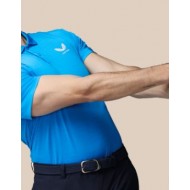 CASTORE - Men’s Golf Striped Short Sleeve Polo Top