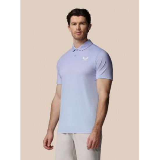 CASTORE - Men’s Golf Map Printed Short Sleeve Polo Top