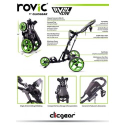 Rovic by Clic Gear - Carrito Manual RV2L