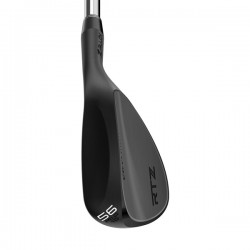 CLEVELAND - RTZ Black Satin Wedge