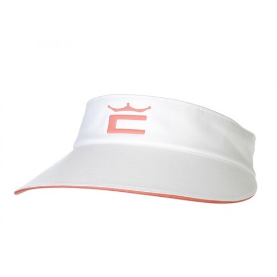 Cobra - Ws Crown C Sundrop Visor White PInk
