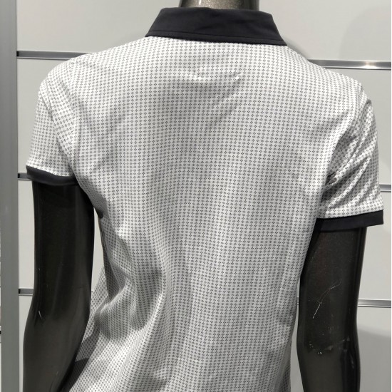 Flag - Polo Gris et Blanc