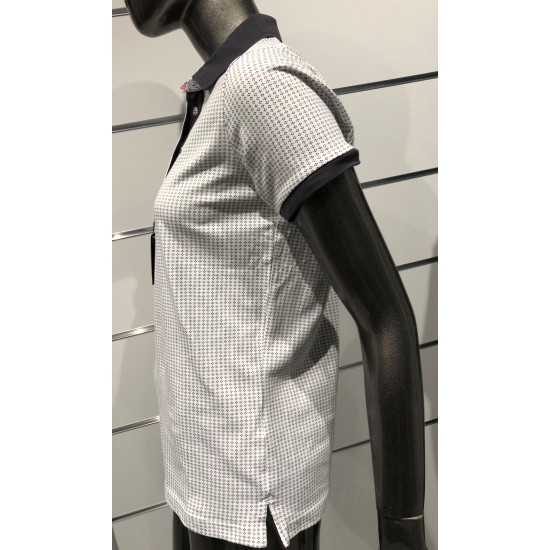 Flag - Polo Gris et Blanc