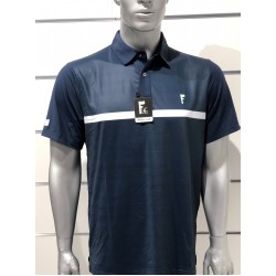 Flag - Polo Blau i Blanc