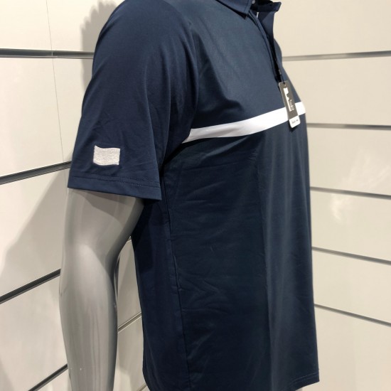 Flag - Polo Bleu et Blanc