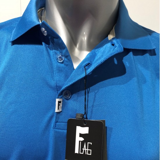 Flag - Polo Azul claro