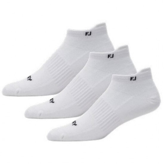 FootJoy - Calcetines W ProDry LW Roll Tab, paquete de 3 - blancos