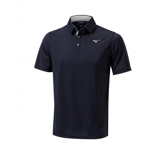 Mizuno - Polo bt plain navy