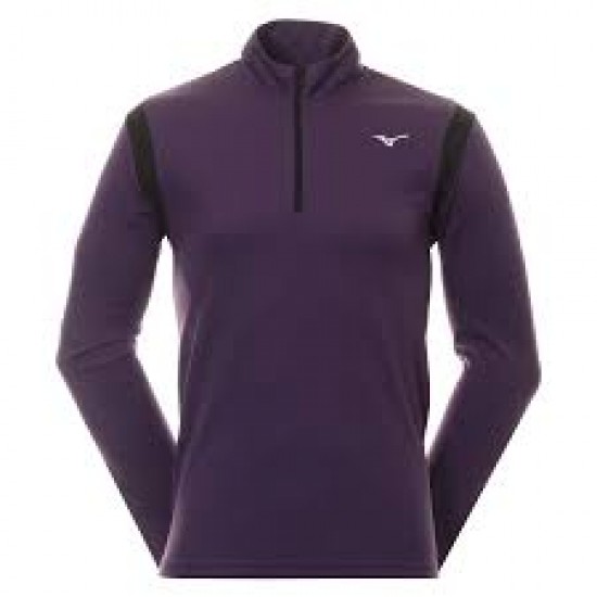 Mizuno - Polo Manche Longue Gris Homme