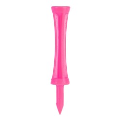 P PURE - Tees de sol en plastique rose 25 pièces - 53 mm - 2,08 pouces
