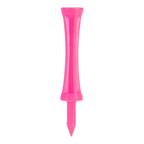 P PURE - Tees de sol en plastique rose 25 pièces - 53 mm - 2,08 pouces