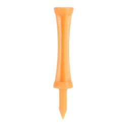 P PURE - Tees de terre en plastique orange 20 unités - 69 mm - 2,72 pouces