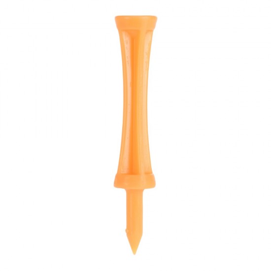P PURE - Tees de terre en plastique orange 20 unités - 69 mm - 2,72 pouces