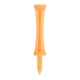 P PURE - Tees de terre en plastique orange 20 unités - 69 mm - 2,72 pouces