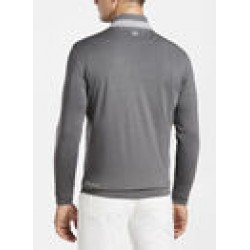 Peter Millar - Stretch Interlock Perf QZip Knit Iron