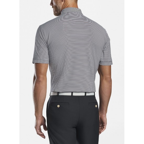 Peter Millar - Polo Hales Performance Blanc et Noir