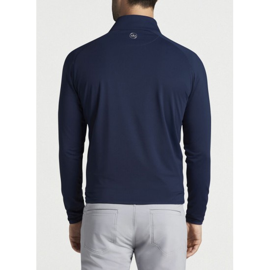 Peter Millar - Stealth Performance Quarter Zip Men Sweater Navy