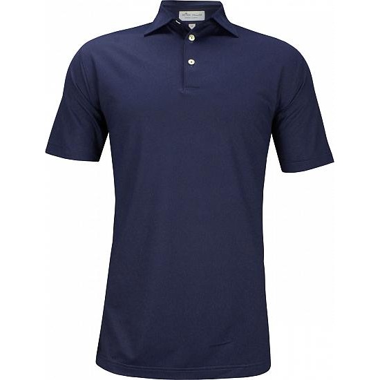 Peter Millar - Solid Stretch Men Polo Navy