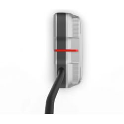 RUNNER - Putter blade grey black AIM (Face 4º/H68 /30g weights)