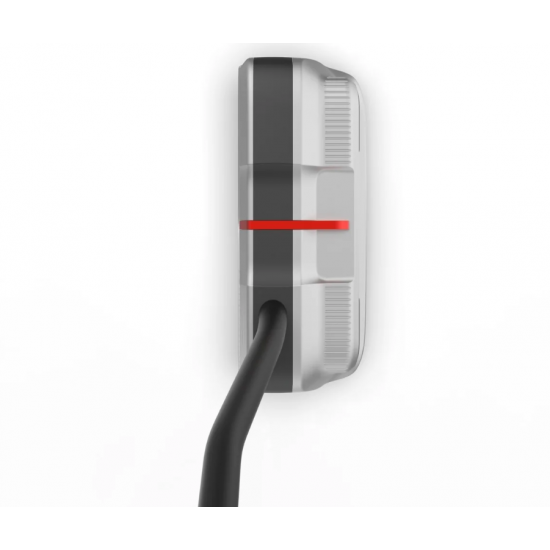 RUNNER - Putter blade grey black AIM (Face 4º/H68 /30g weights)