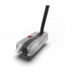 RUNNER - Putter blade grey black AIM (Face 4º/H68 /30g weights)