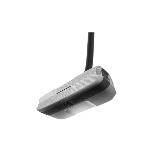 RUNNER - Putter blade grey black AIM (Face 4º/H68 /30g weights)