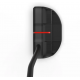 RUNNER - Putter mallet black red AIM (Face 3º/H70 /30g weights)
