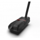 RUNNER - Putter mallet black red AIM (Face 3º/H70 /30g weights)