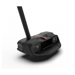 RUNNER - Putter mallet black red AIM (Face 3º/H70 /30g weights)