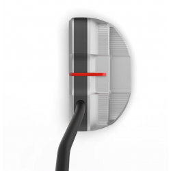 RUNNER - Putter mallet grey black AIM (Face 3º/C71 /30g weights)