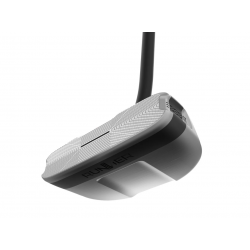 RUNNER - Putter mallet grey black AIM (Face 3º/C71 /30g weights)