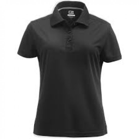 YOGOLF - Cutter& Buck Kelowna Polo Ladies amb Logo YoGolf  Negre