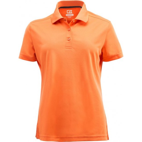 YOGOLF - Cutter& Buck Kelowna Polo Ladies avec Logo YoGolf Orange