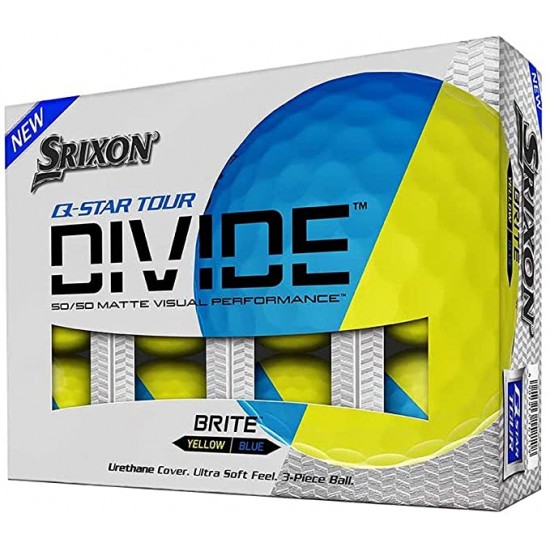 Srixon - Q Star Tour DIVIDE Yellow/Blue