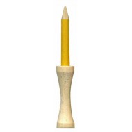 Pride Golf Tee - Step Tees ProLength 2 3/4" 69mm 50 unités Bois et Jaune