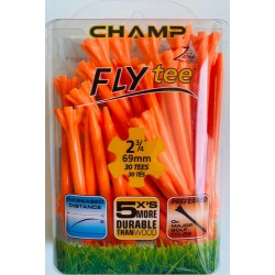 Champ Fly Tee - Tees 2 3/4" 69mm 30 unidades Naranja 
