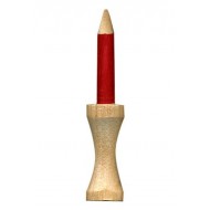 Pride Golf Tee - Step Tees Shortee 2 1/8" 53mm 50 unités Bois et Rouge
