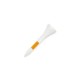 Pride Golf Tee - Tees MiniTee 1 1/2 38mm 90 unités Blanc et Orange