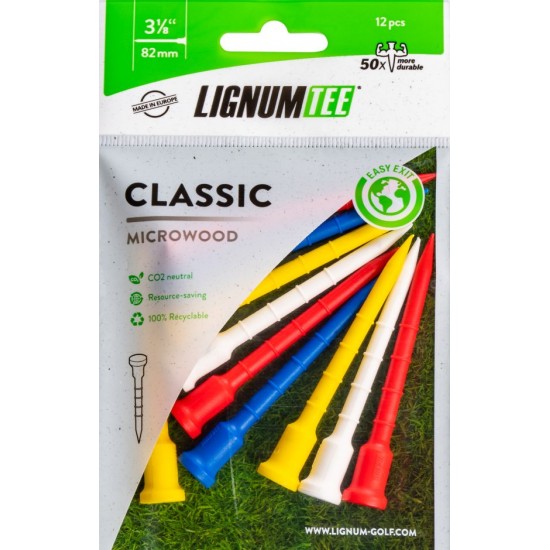 comprar Tee Lignum Mix Color 82 mm (Polybag x12)