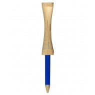 Pride Golf Tee - Step Tees ProLength-Plus 3 1/4" 83mm 50 unités Bois et Bleu
