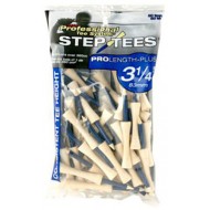 Pride Golf Tee - Step Tees ProLength-Plus 3 1/4" 83mm 50 unités Bois et Bleu