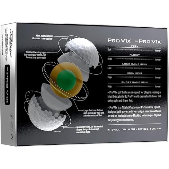 TITLEIST - PRO V1 Left Dash 12 Balles